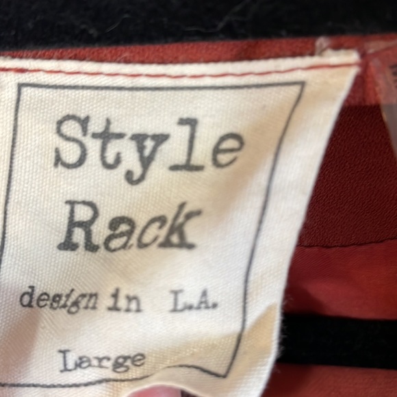 Style Rack Rust Wrap Dress - Picture 5 of 8